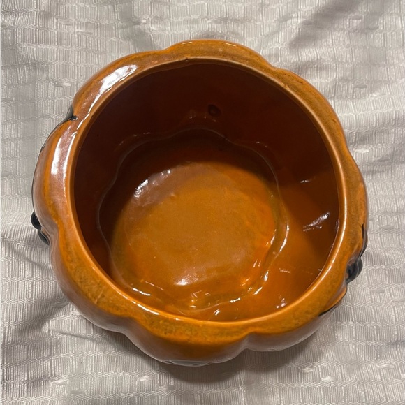 EUC Yankee Candle Boney Bunch Celebrations Pumpkin Jar Candle Holder/Candy Dish - Picture 5 of 6